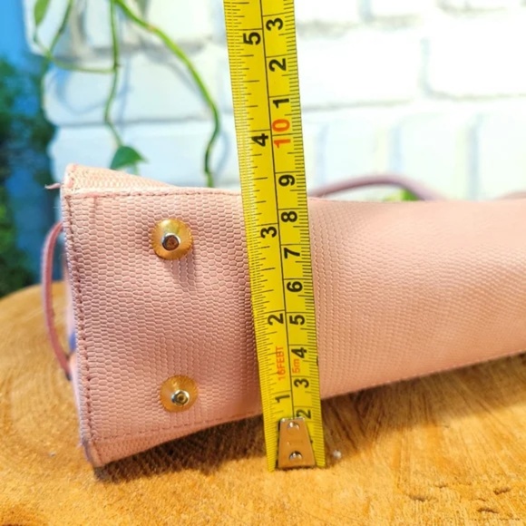 Vintage Lord & Taylor Reptile Pattern Leather Bag - Picture 15 of 15